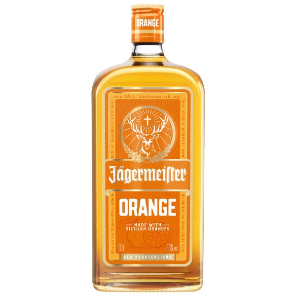 Jägermeister Orange 1l 33% (holá láhev)