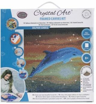 Crystal Art plátno Delfín