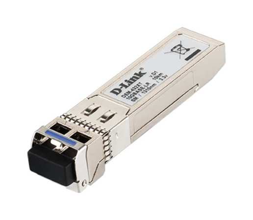 D-Link 10GBase-LR SFP+ Transceiver, 10km - tray of 10, DEM-432XT/10
