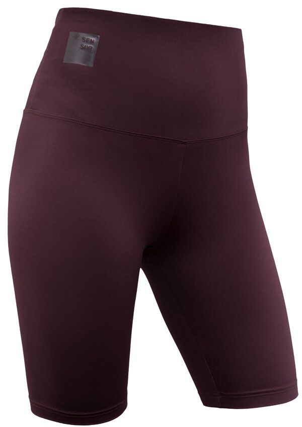 SENSOR INFINITY ECO dámské legíny biker shorts port red Velikost: S
