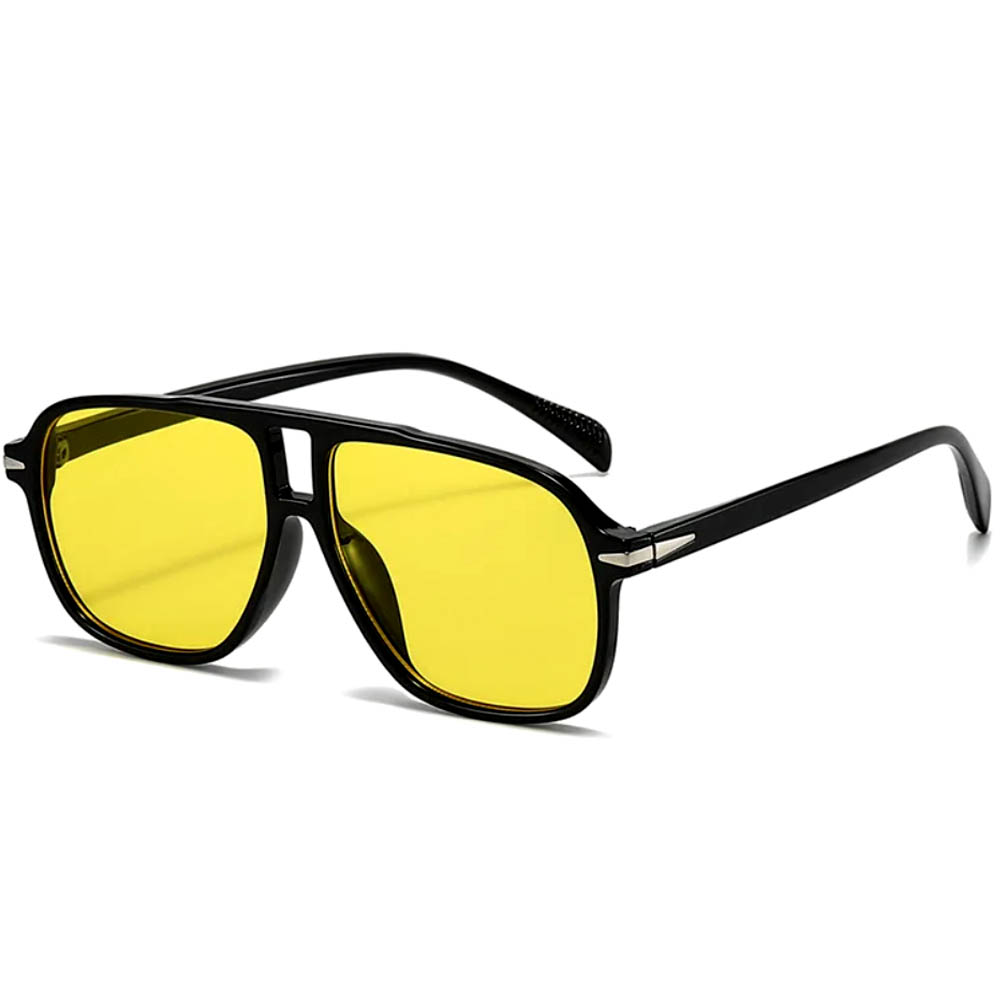 VeryRey Sluneční brýle pilotky Ghost žluté