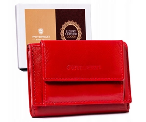 Peterson Dámská kožená peněženka Harddust červená One size