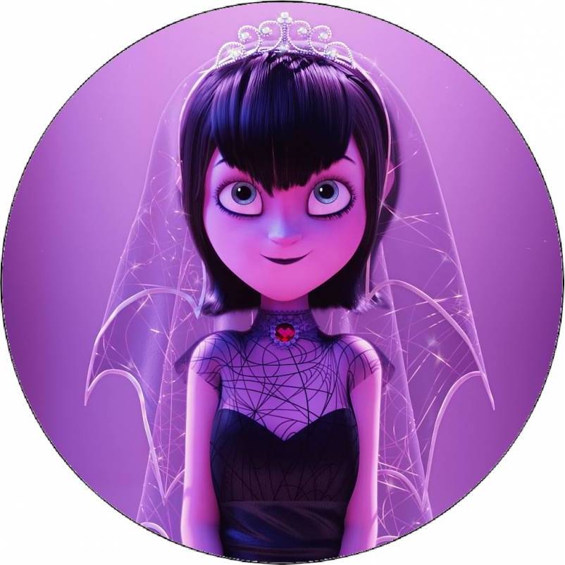 Jedlý papír Hotel Transylvania Mavis jako nevěsta 19,5 cm - Pictu Hap