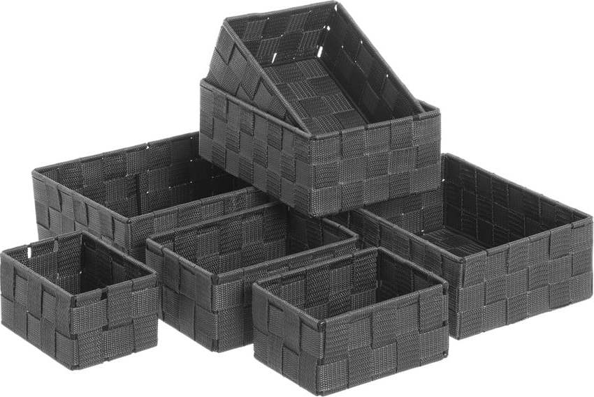 Látkové košíky do koupelny v sadě 7 ks - Casa Selección