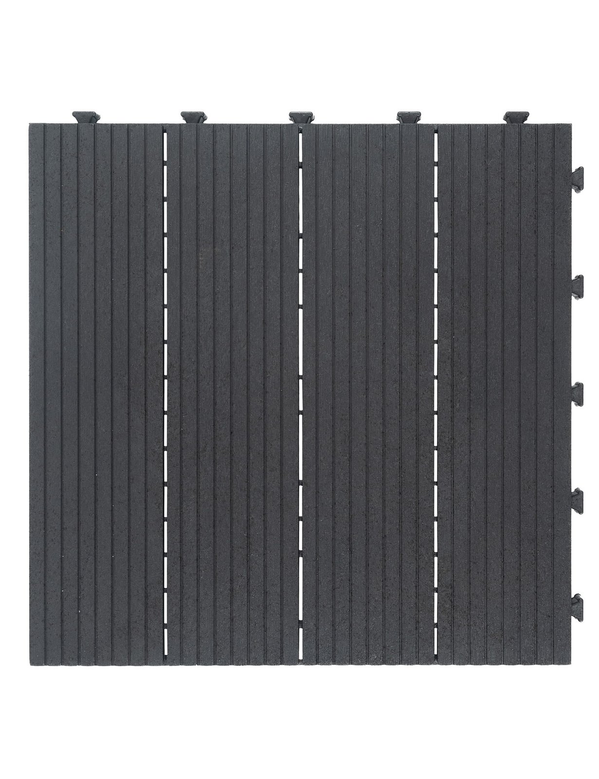 Multy home Gumová dlažba Cosmopolitan 45 x 45 cm, antracit, zesílená 2,5 cm