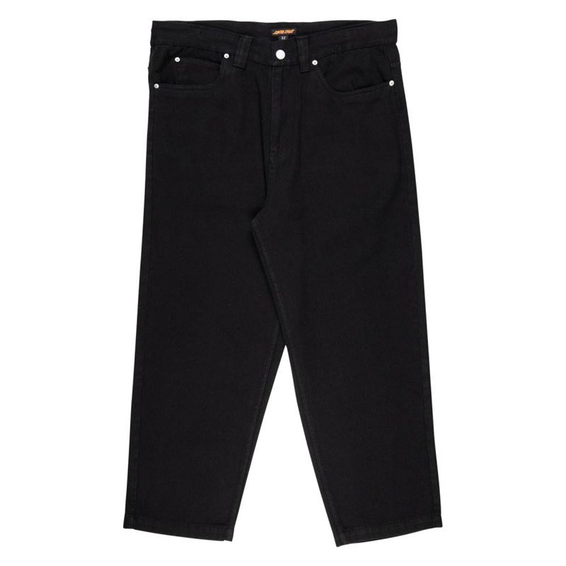 kalhoty SANTA CRUZ - Big Pants Dye Black (DYE BLACK) velikost: 36