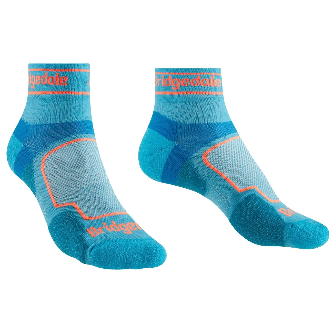 Dámské ponožky Bridgedale Trail Run UL T2 CS Low Women's Velikost ponožek: 35-37 / Barva: modrá