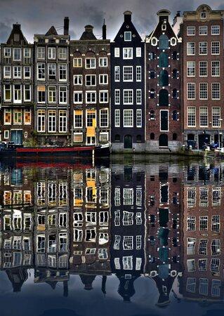 ENJOY Puzzle Domy v Amsterdamu 1000 dílků