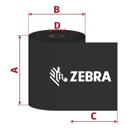 Páska Zebra ZipShip 3200, 40mm x 450m, TTR, vosk/pryskyřice, 03200BK04045