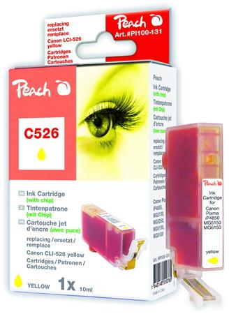 PEACH kompatibilní cartridge Canon CLI-526Y, Yellow, 10 ml, 314253