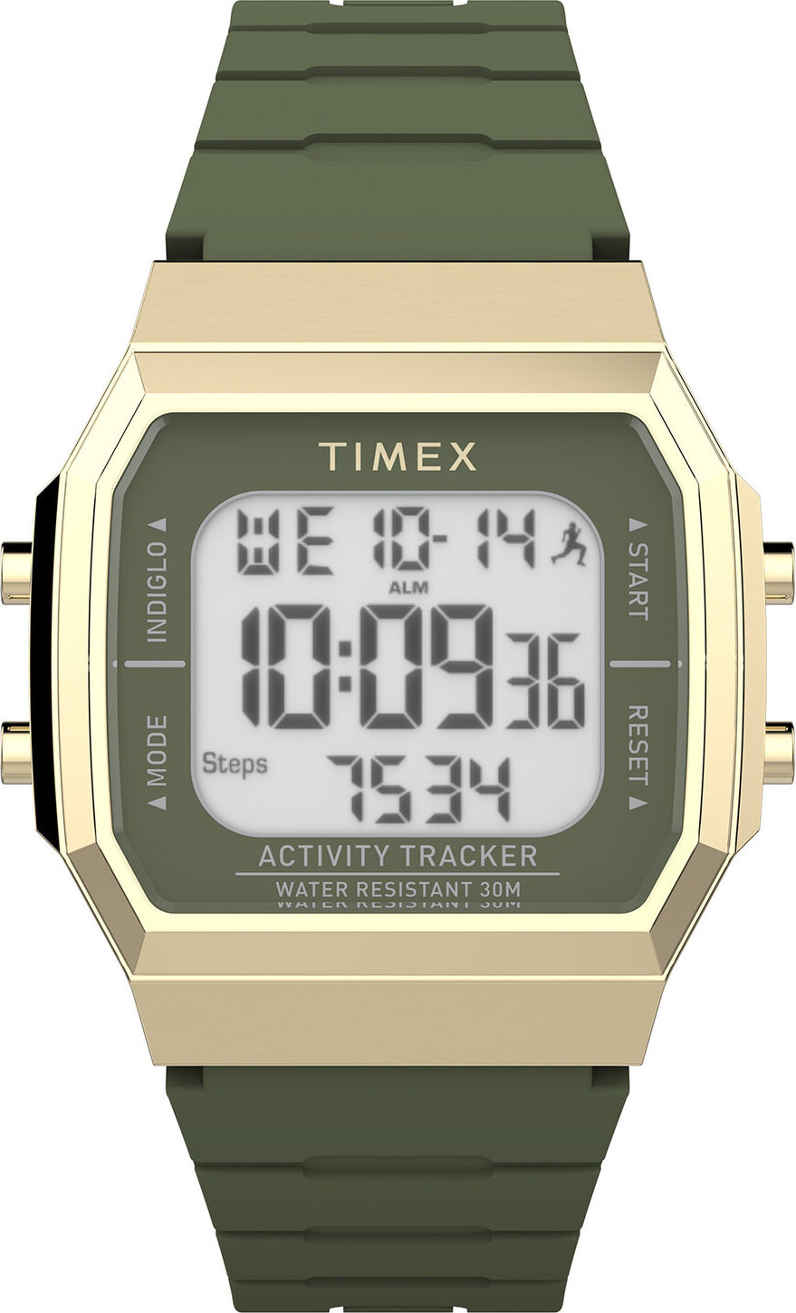 Hodinky Timex TW5M60800 Gold/Green