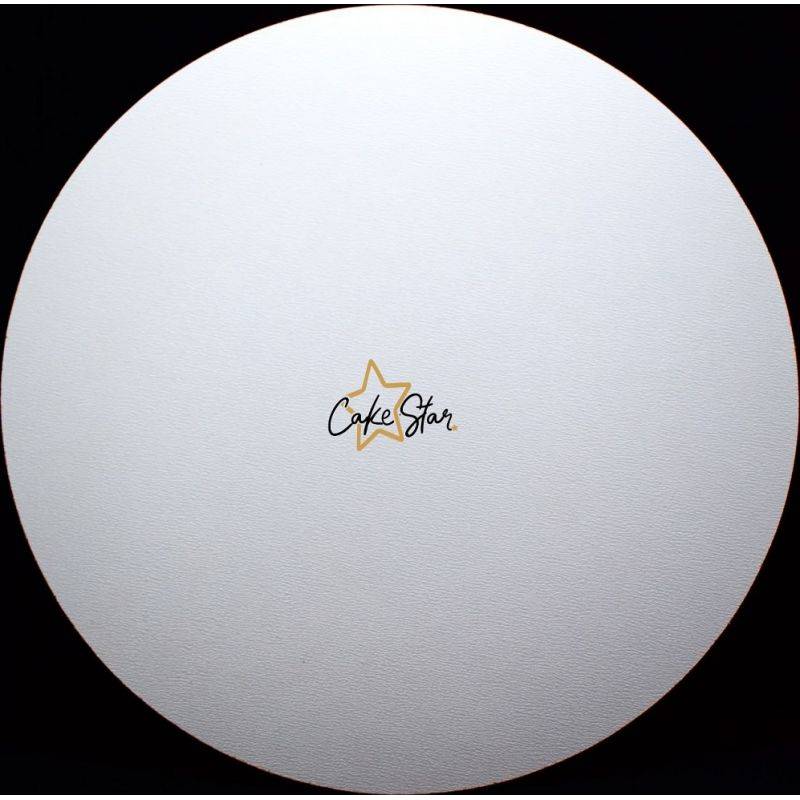 Cake Star Podložka pod dort pevná dřevovláknitá bílá kruh 20 cm (1 ks) - dortis