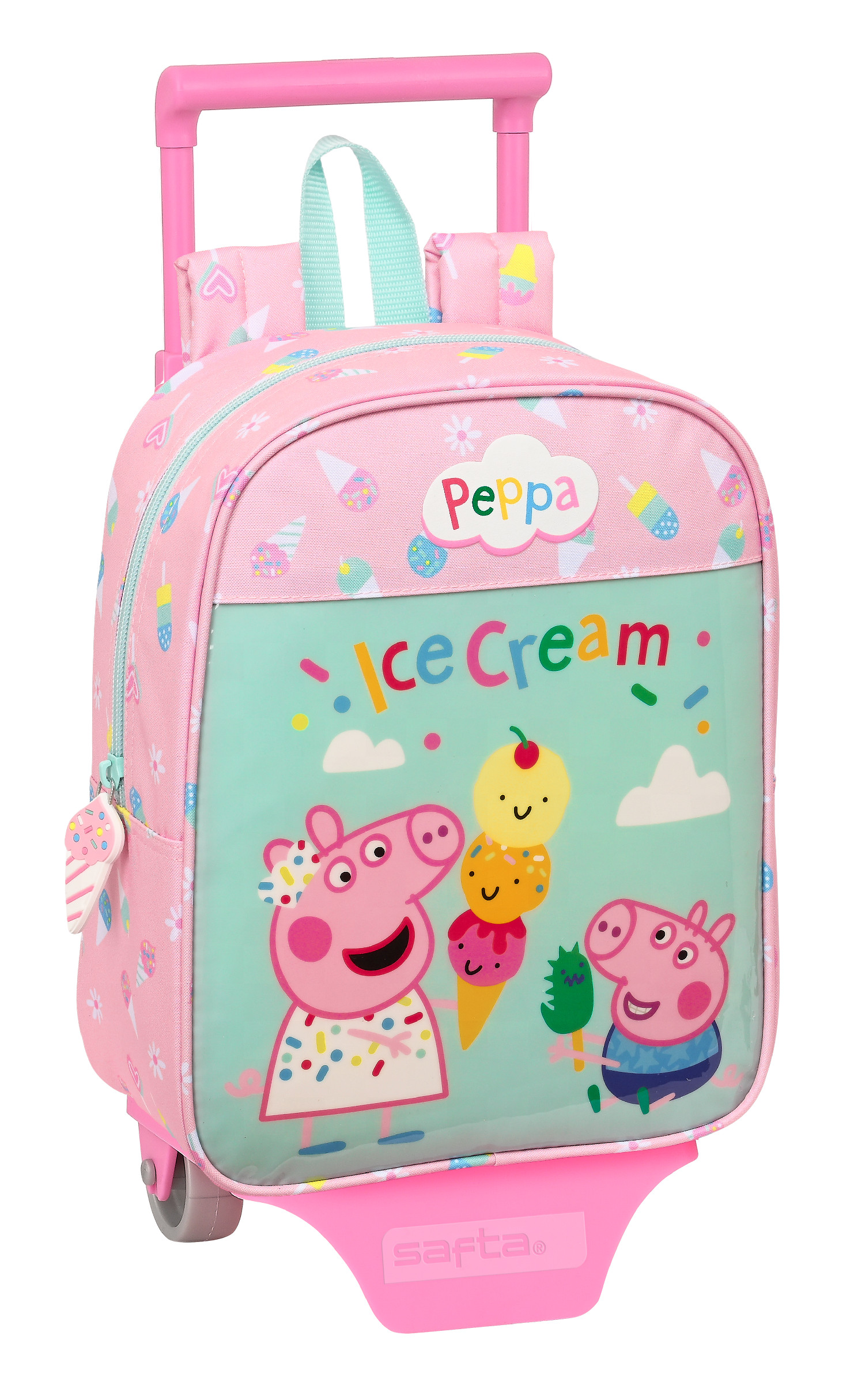 Safta dětský batoh na kolečkách Peppa Pig 