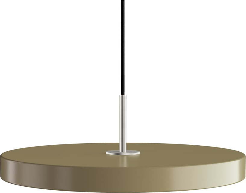 Světle hnědé LED závěsné svítidlo s kovovým stínidlem ø 43 cm Asteria Medium – UMAGE