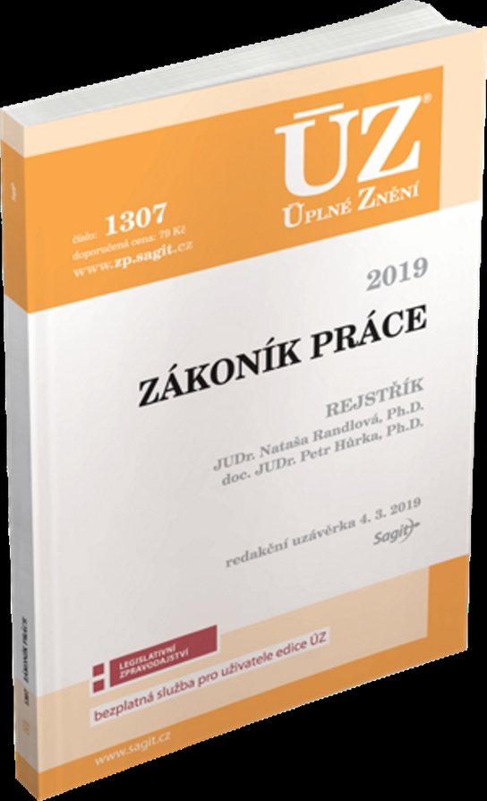 ÚZ 1307 Zákoník práce 2019, rejstřík