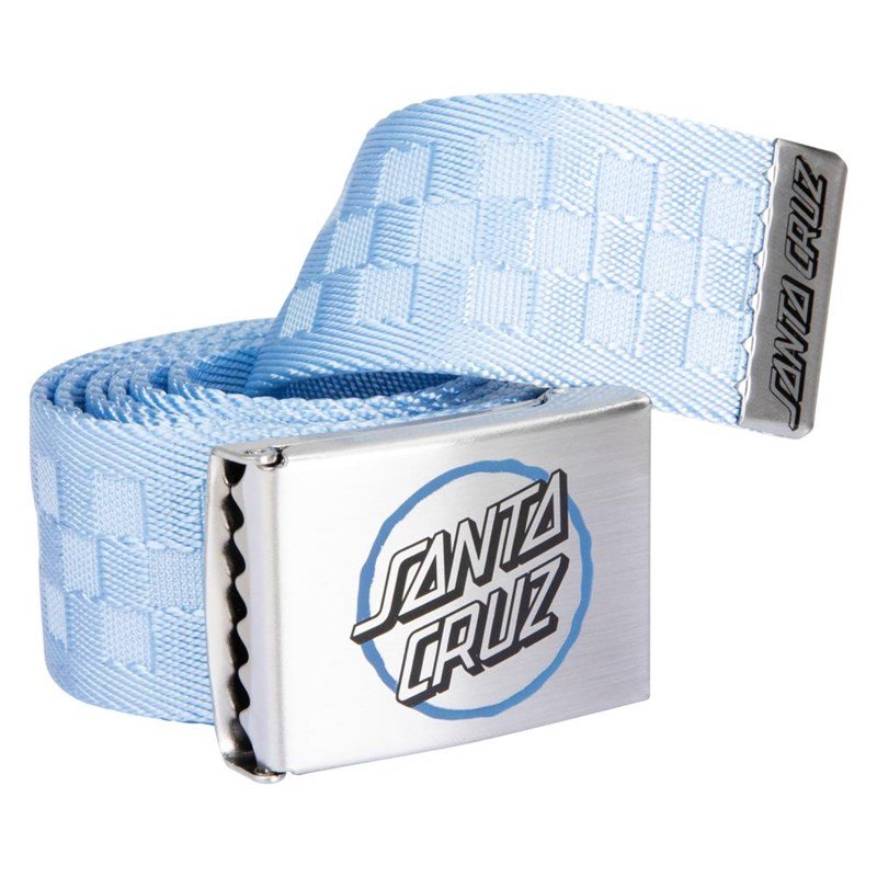 pásek SANTA CRUZ - Breaker Opus Dot Check Belt Sky Blue (SKY BLUE)