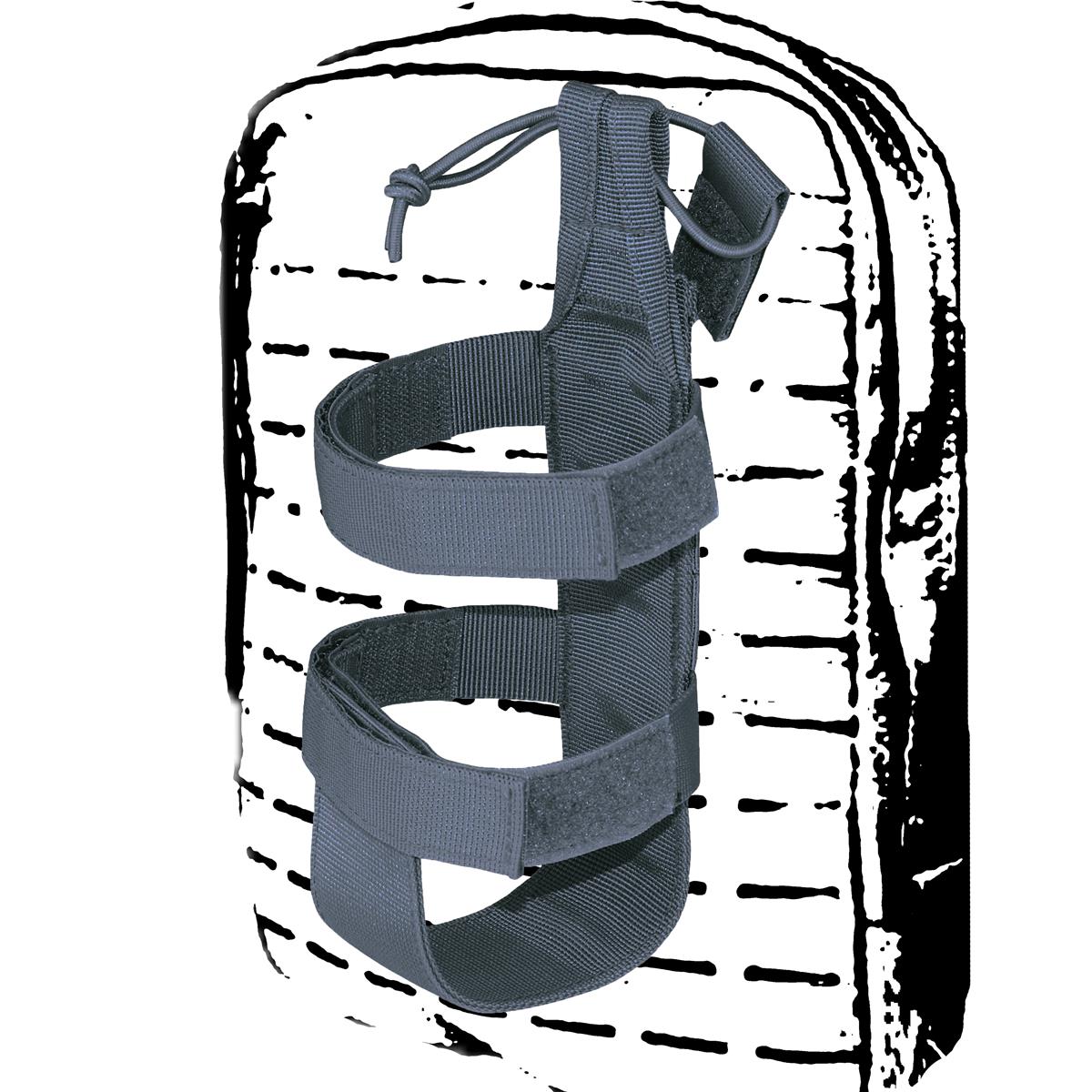 Držák na láhev šedý Molle Bottle Holder CMG® Gray