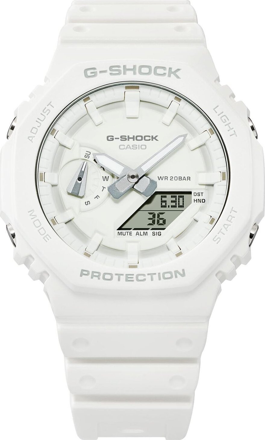 Hodinky G-Shock GA-2100-7A7ER White