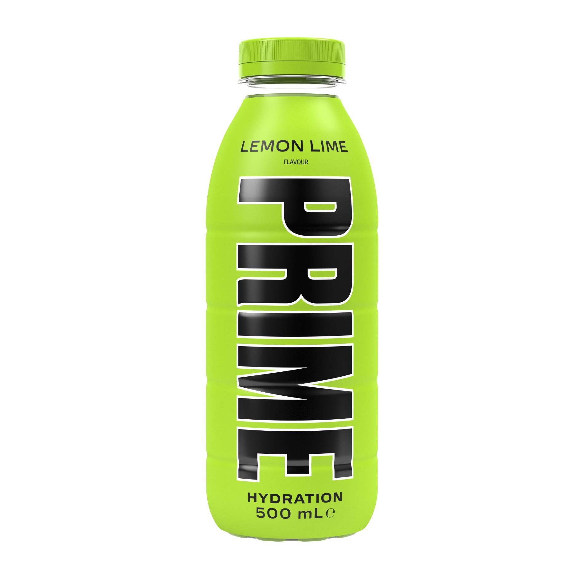 Energetický nápoj Prime - citron, limetka, pet, 12x 500 ml
