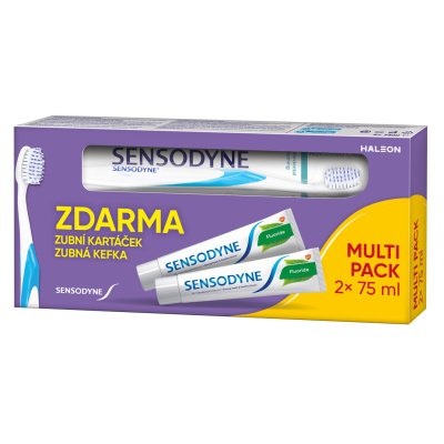 Sensodyne zubní pasta Fluoride, 2× 75 ml