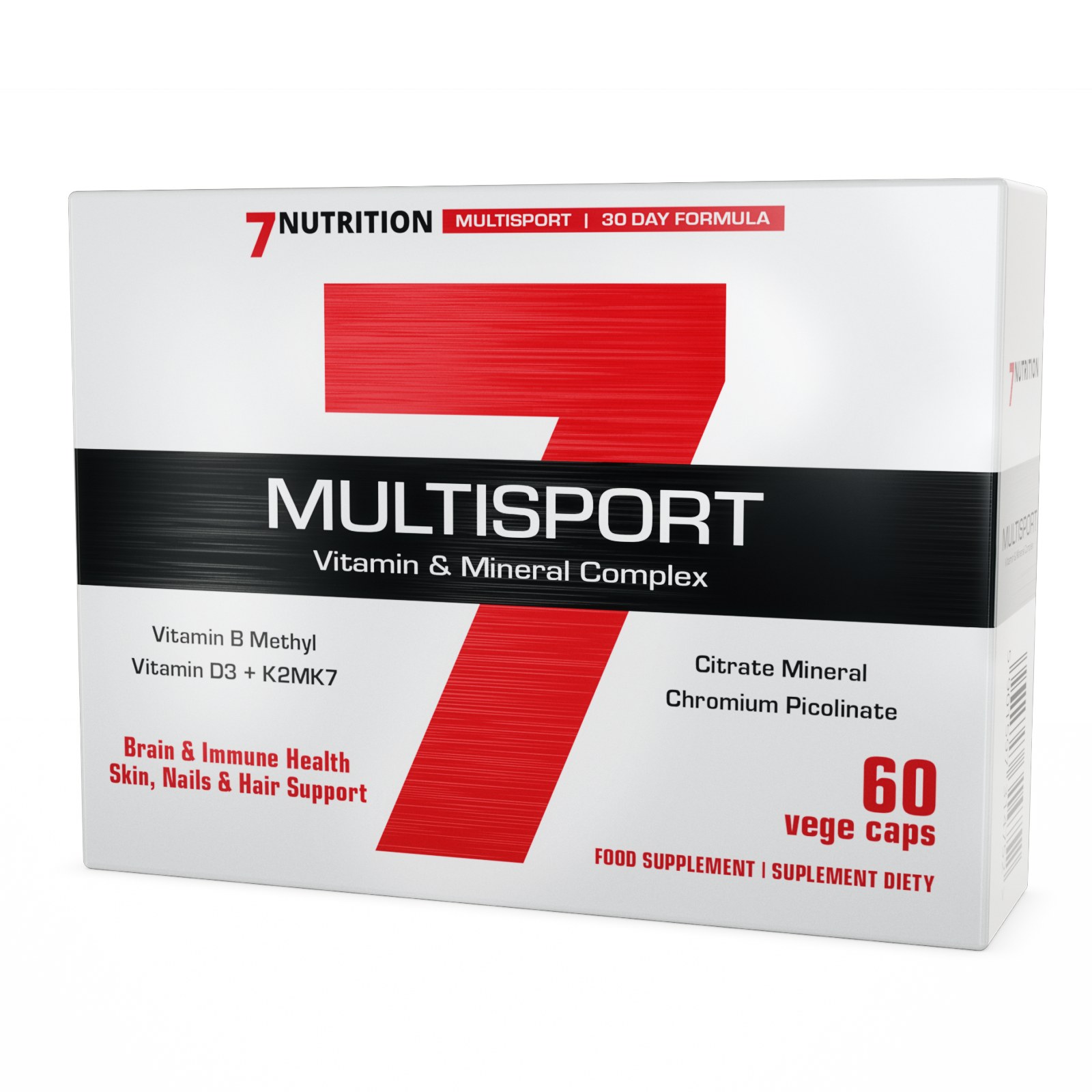 7NUTRITION Multisport Vitamin & Mineral Complex 60 cps Varianta: komplex vitamínů a minerálů
