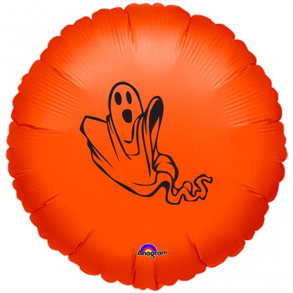 Halloween balónek oranžový 43 cm balonky.cz
