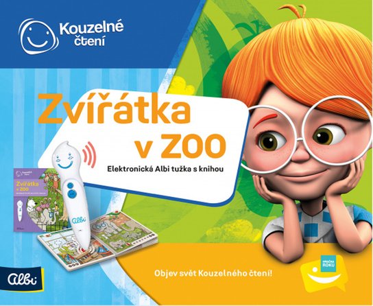 Elektronická Albi tužka s knihou Zvířátka v ZOO
