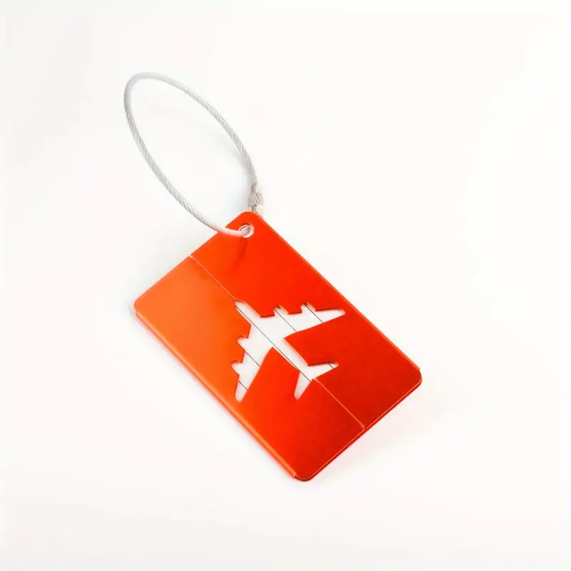Hliníková visačka na zavazadlo Bist Air - oranžová