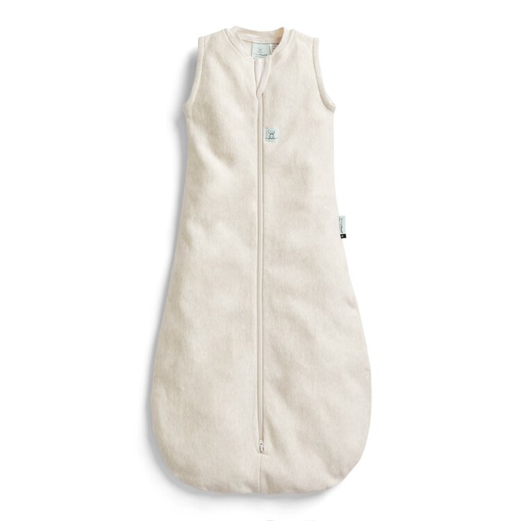 ERGOPOUCH Vak na spaní organická bavlna Jersey Oatmeal Marle 3-12 m, 6-10 kg, 0,2 tog