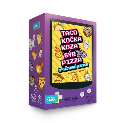 Taco, kočka, koza, sýr, pizza: 8-bitová edice Albi