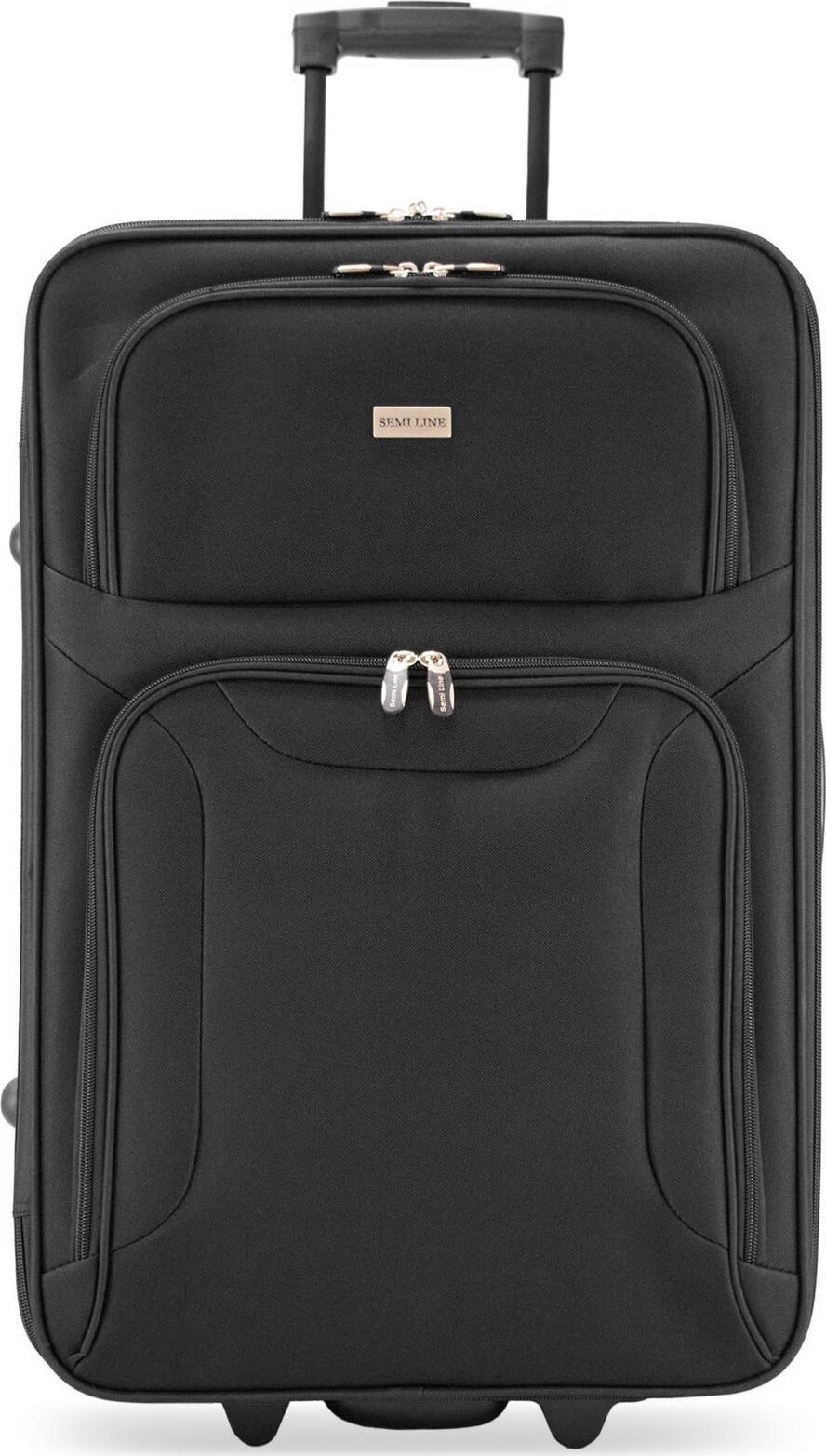 Velký kufr Semi Line T5661-3 Černá