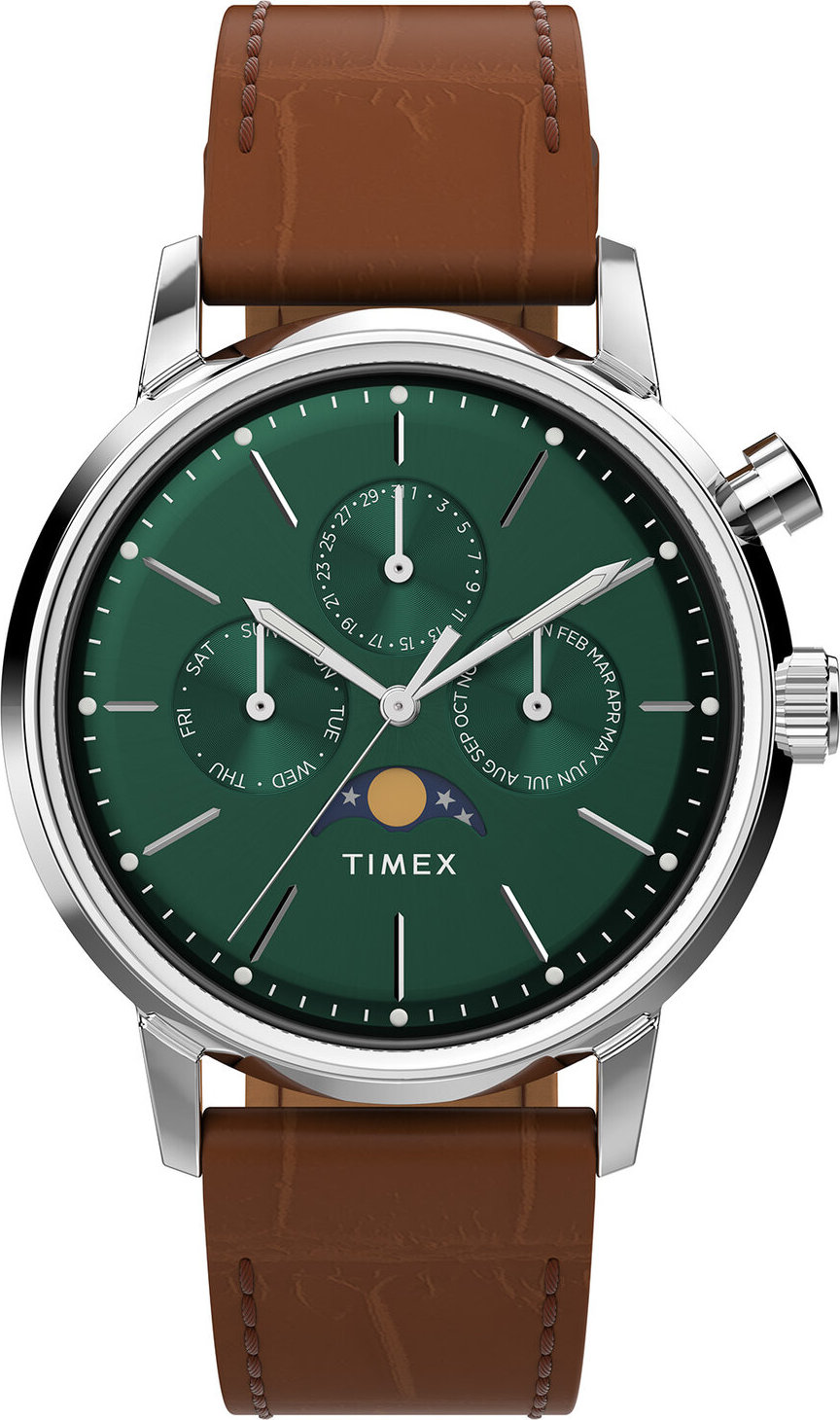 Hodinky Timex Marlin TW2W51000 Green/Brown