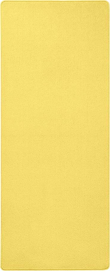 Žlutý běhoun Hanse Home Fancy, 80 x 300 cm