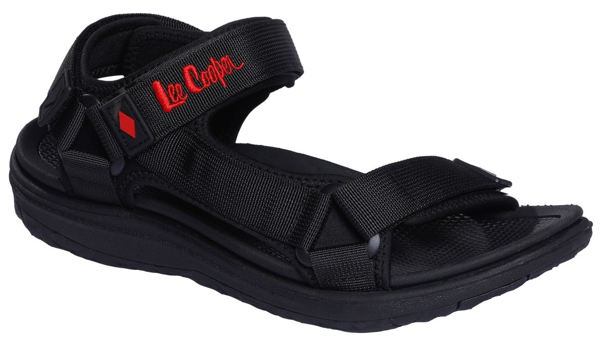 Lee Cooper LCW-24-34-2620M Pánské sandály černé 41