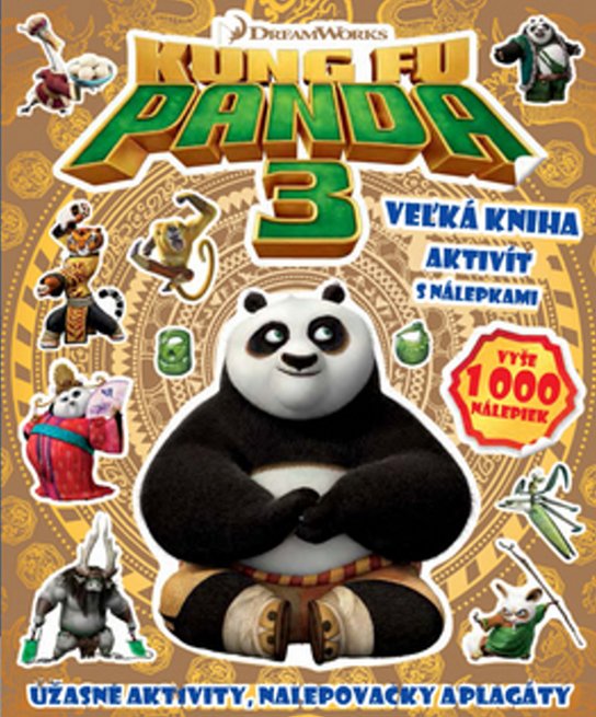 Kung Fu Panda 3 Veľká kniha aktivít s nálepkami