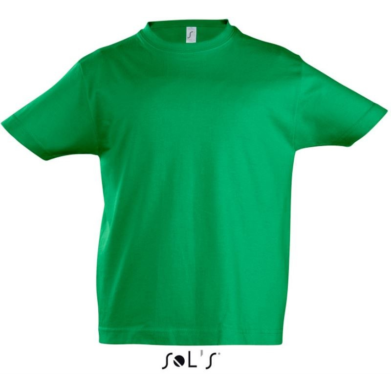 Dětské tričko krátký rukáv Sols - zelené, 5-6 let
