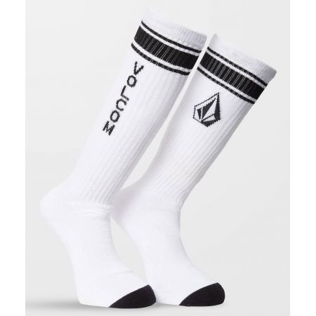 Ponožky Volcom High Stripe Pr - Bílá - Univerzální