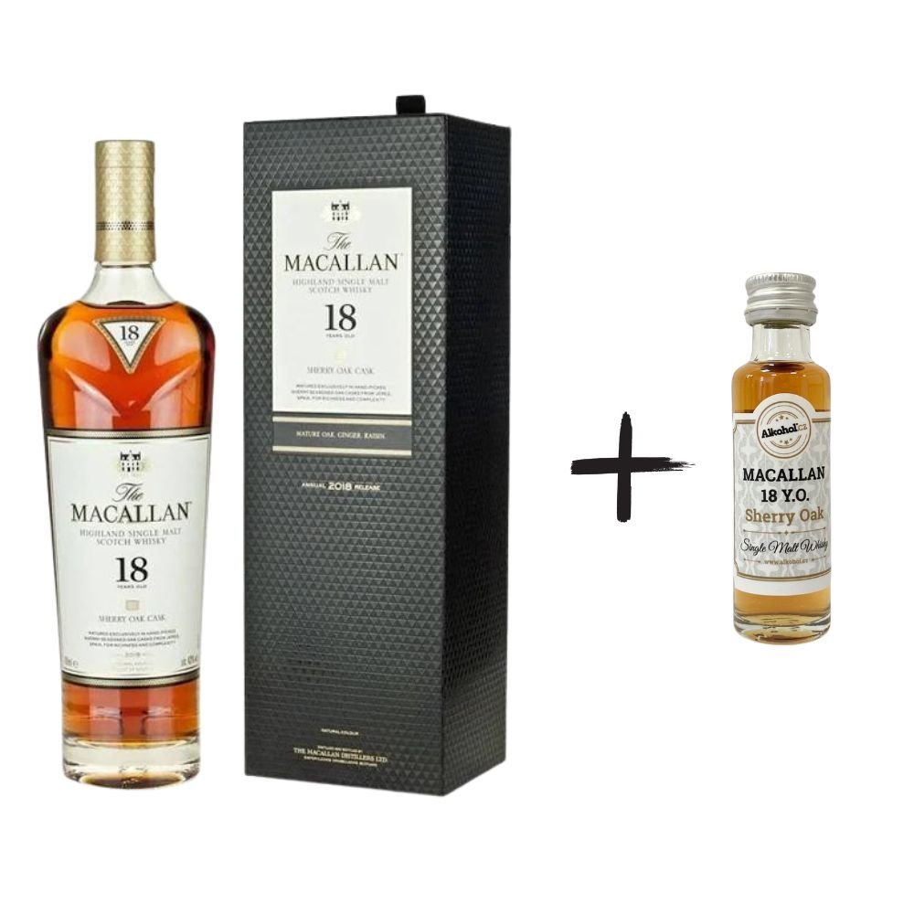 Macallan Sherry Oak 18y 0,7l 43% + miniatura