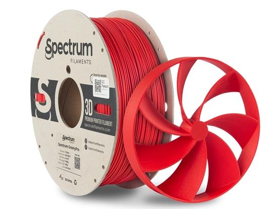 Tisková struna (filament) Spectrum GreenyPro 1.75mm PURE RED 1kg, 80905