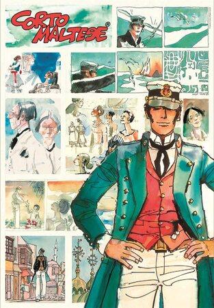 CLEMENTONI Puzzle Corto Maltese: Dobrodružný námořník 1000 dílků