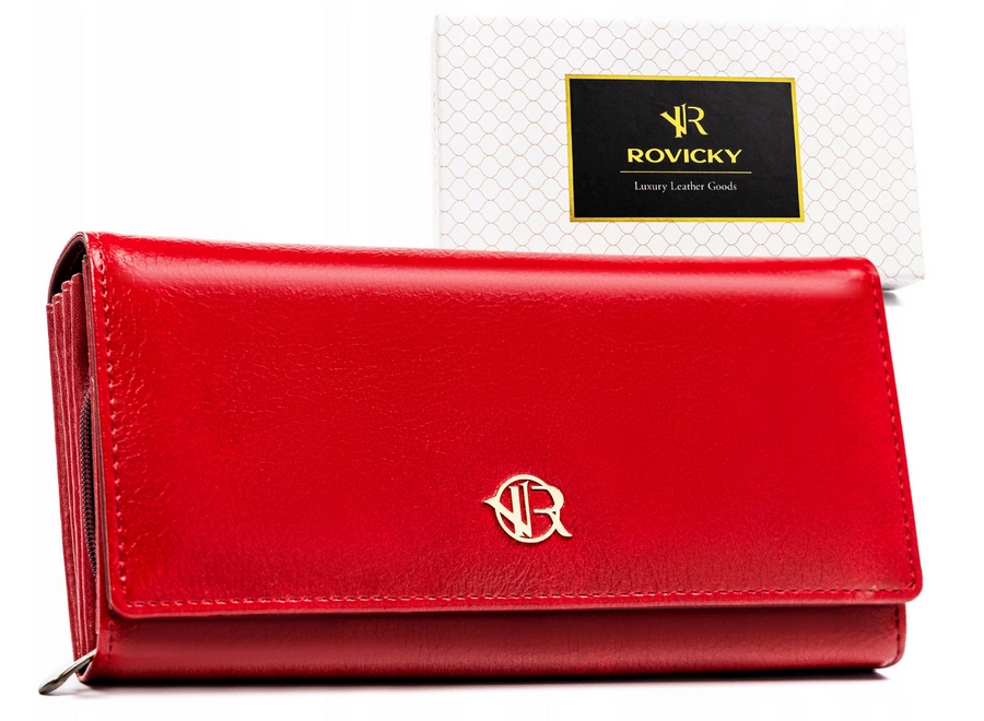 Rovicky Dámská kožená peněženka Chrihs červená One size