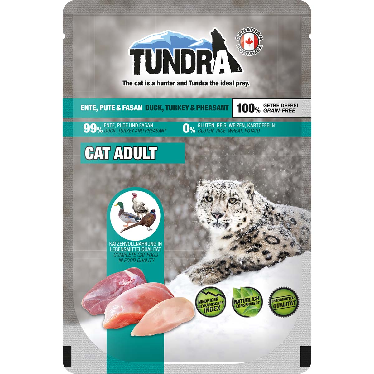 Tundra Cat kapsička, kachna, krůta a bažant 16× 85 g