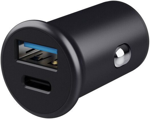Trust adaptér do auta Maxo, USB-C, USB-A, 38W, černá - 25197
