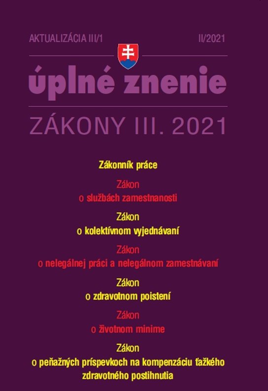 Aktualizácia III/1 2021