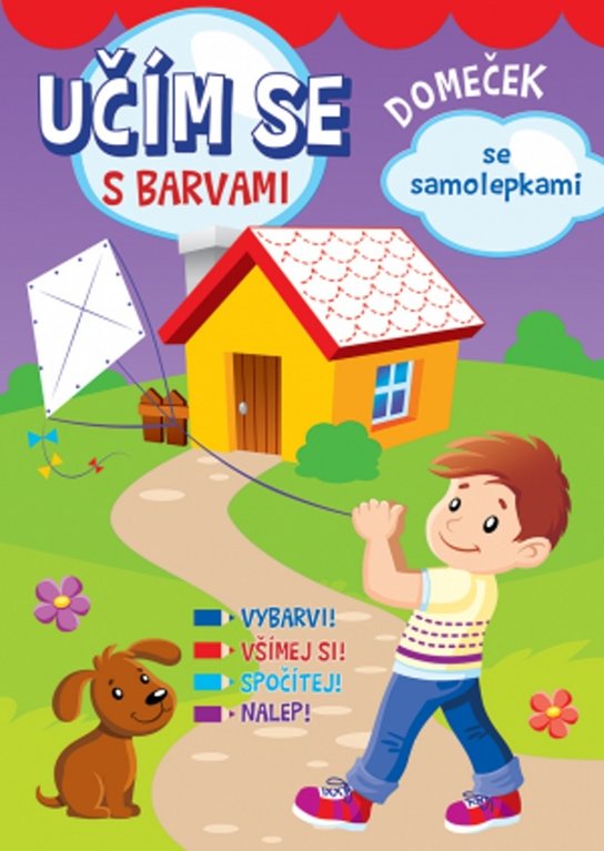 Učím se s barvami Domeček