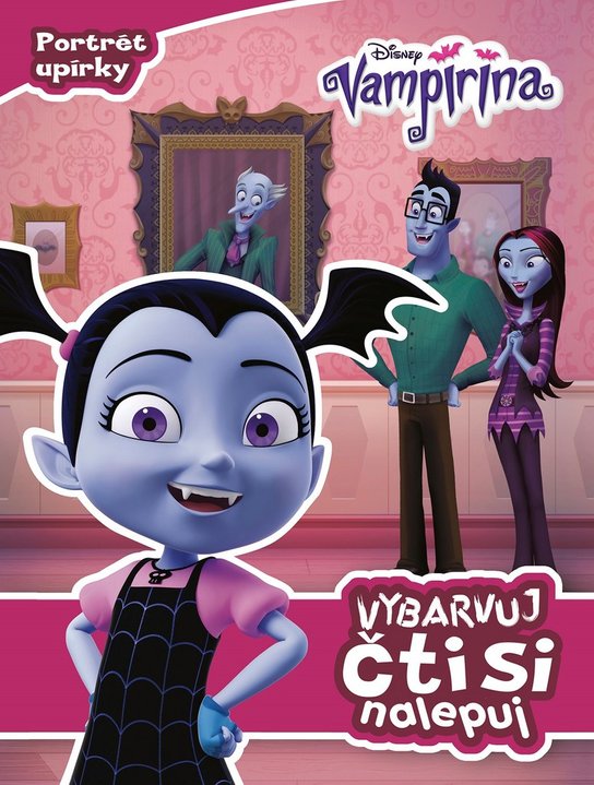 Vampirina Vybarvuj, čti si, nalepuj