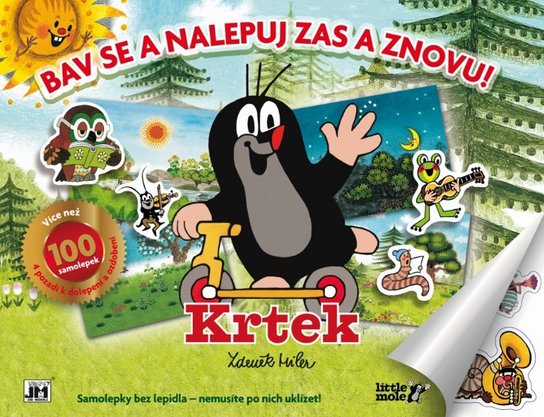 Bav se a nalepuj zas a znovu! Krtek s žabkou