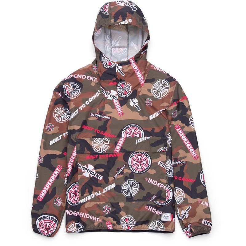 bunda HERSCHEL - Mens Voyage Hip Pack Anorak Indy Camo Multi (00444) velikost: 2X