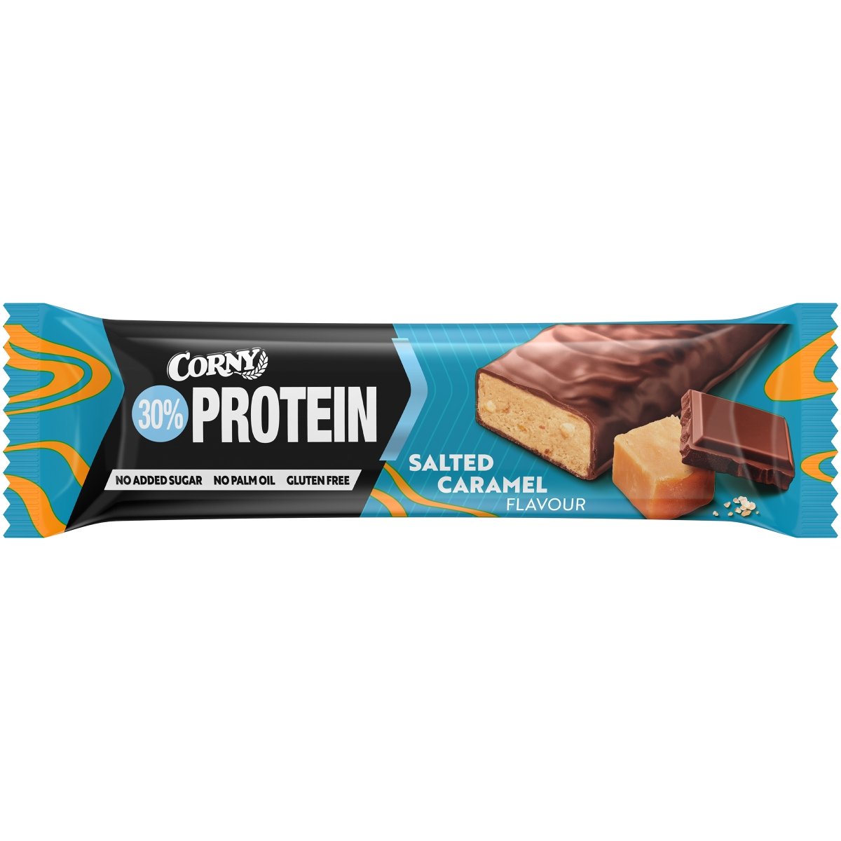 Corny Protein 30 % proteinová tyčinka slaný karamel 50 g