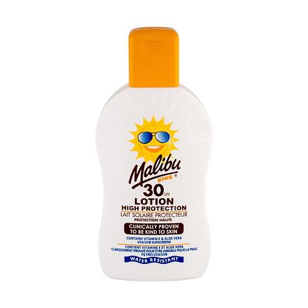 Malibu Kids Lotion SPF30 opalovací mléko pro děti s aloe vera 200 ml